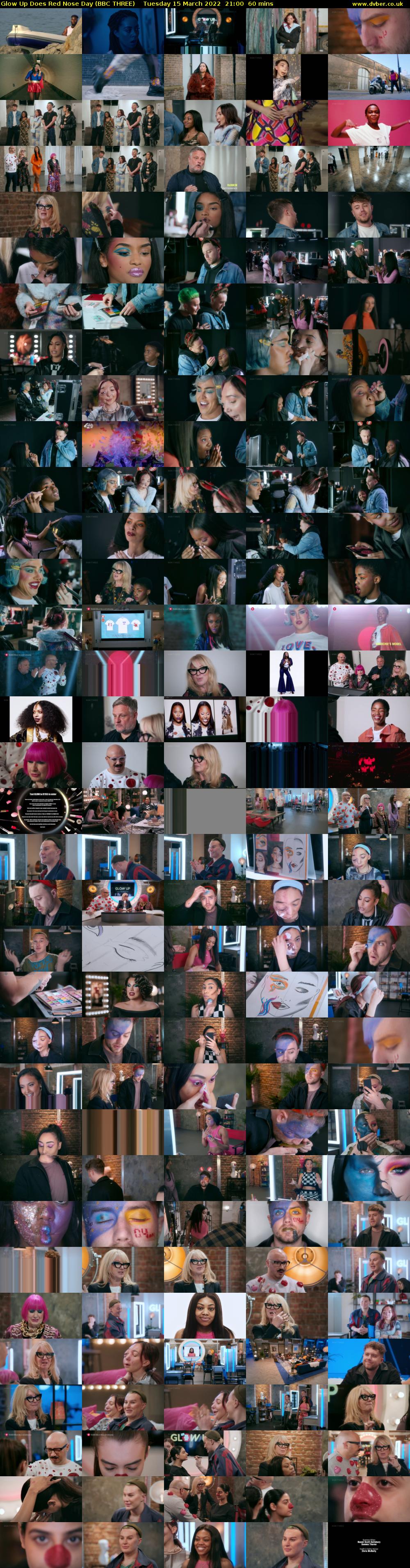 Glow Up Does Red Nose Day (BBC THREE) Tuesday 15 March 2022 21:00 - 22:00