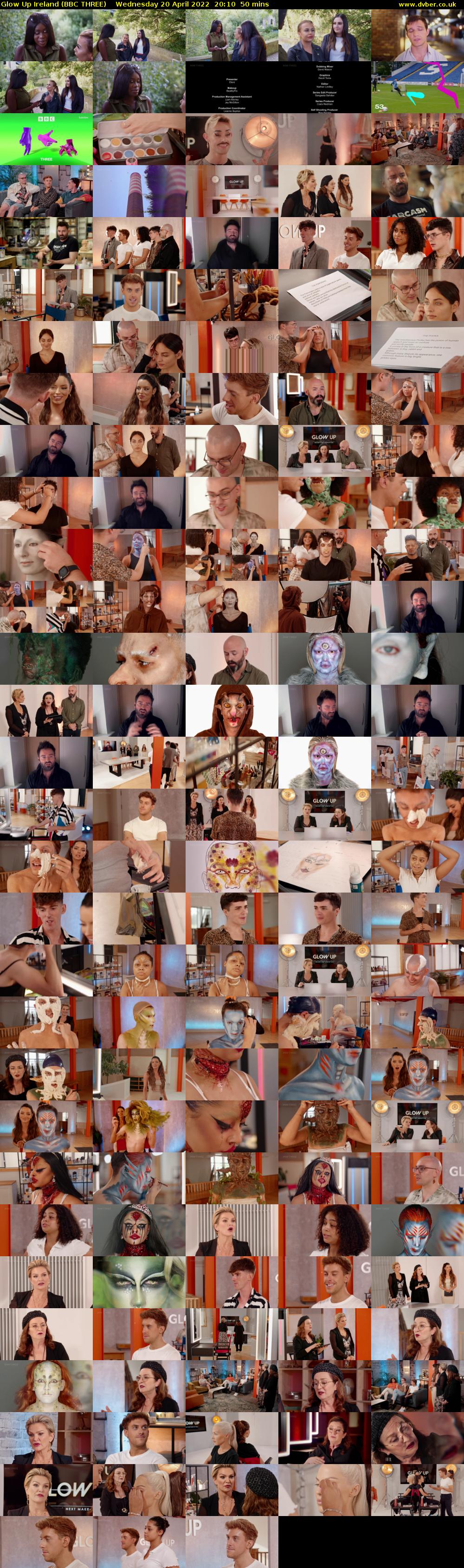 Glow Up Ireland (BBC THREE) Wednesday 20 April 2022 20:10 - 21:00