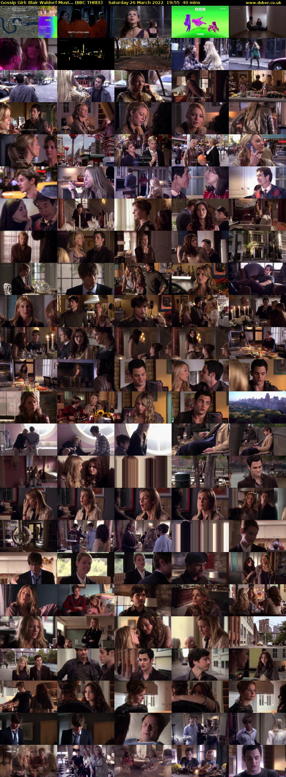 Gossip Girl: Blair Waldorf Must... (BBC THREE) Saturday 26 March 2022 19:55 - 20:35