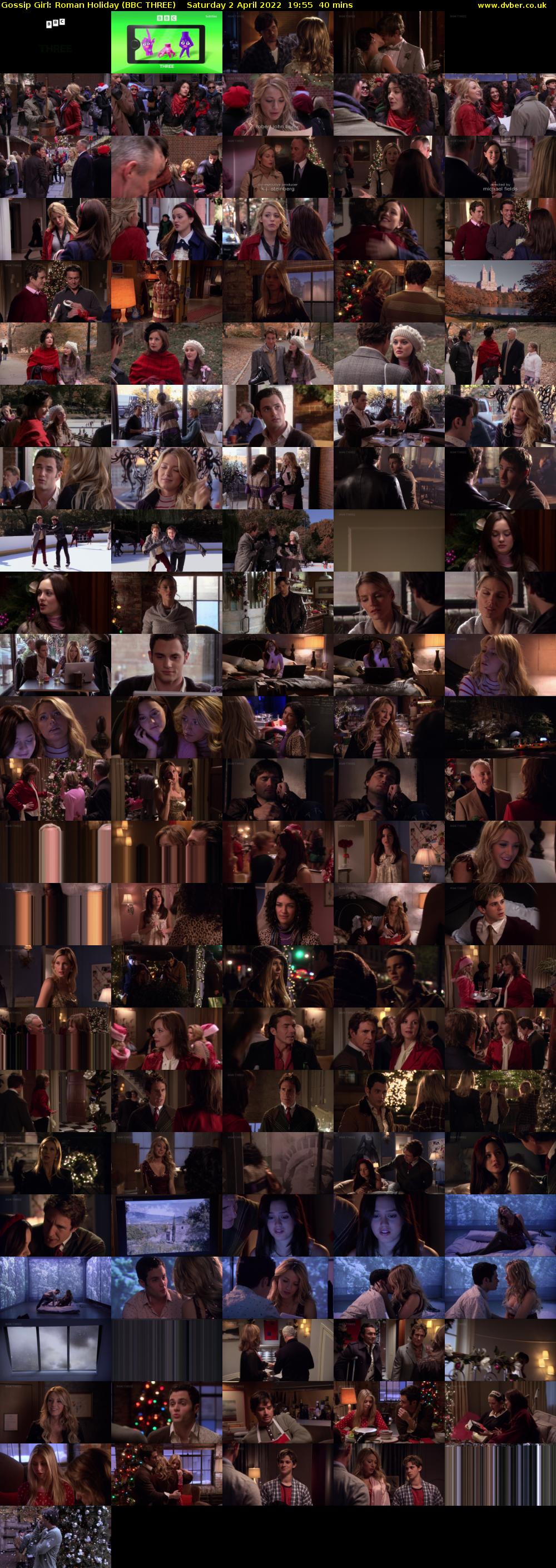 Gossip Girl: Roman Holiday (BBC THREE) Saturday 2 April 2022 19:55 - 20:35