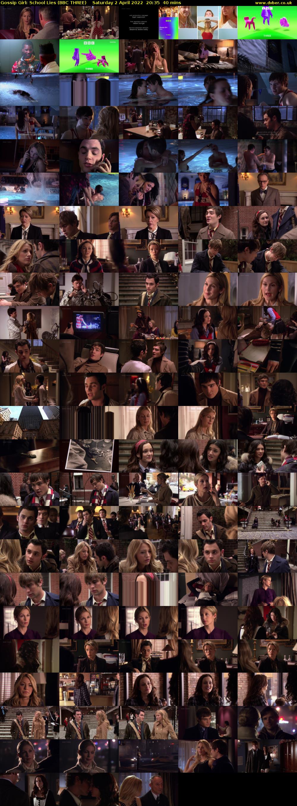 Gossip Girl: School Lies (BBC THREE) Saturday 2 April 2022 20:35 - 21:15