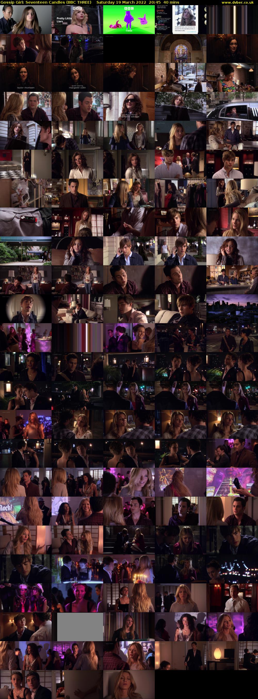 Gossip Girl: Seventeen Candles (BBC THREE) Saturday 19 March 2022 20:45 - 21:25