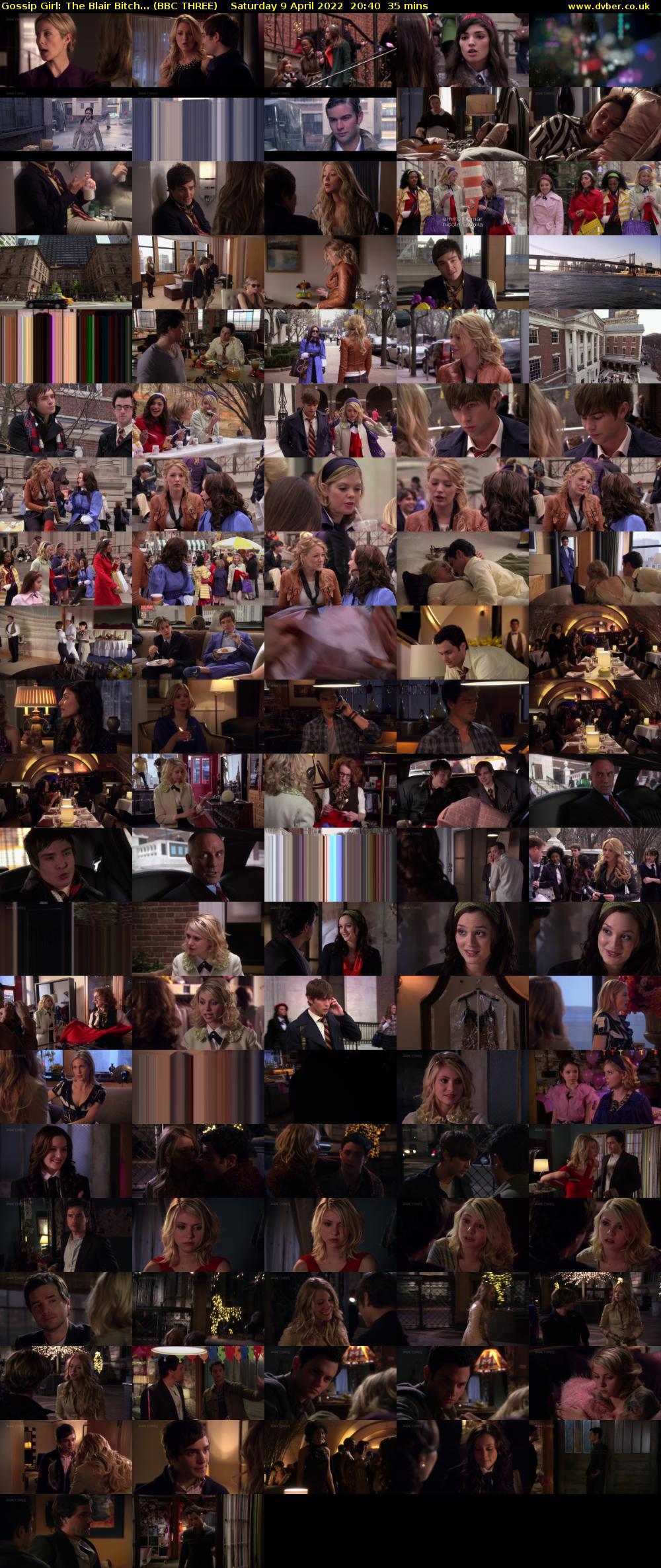 Gossip Girl: The Blair Bitch... (BBC THREE) Saturday 9 April 2022 20:40 - 21:15
