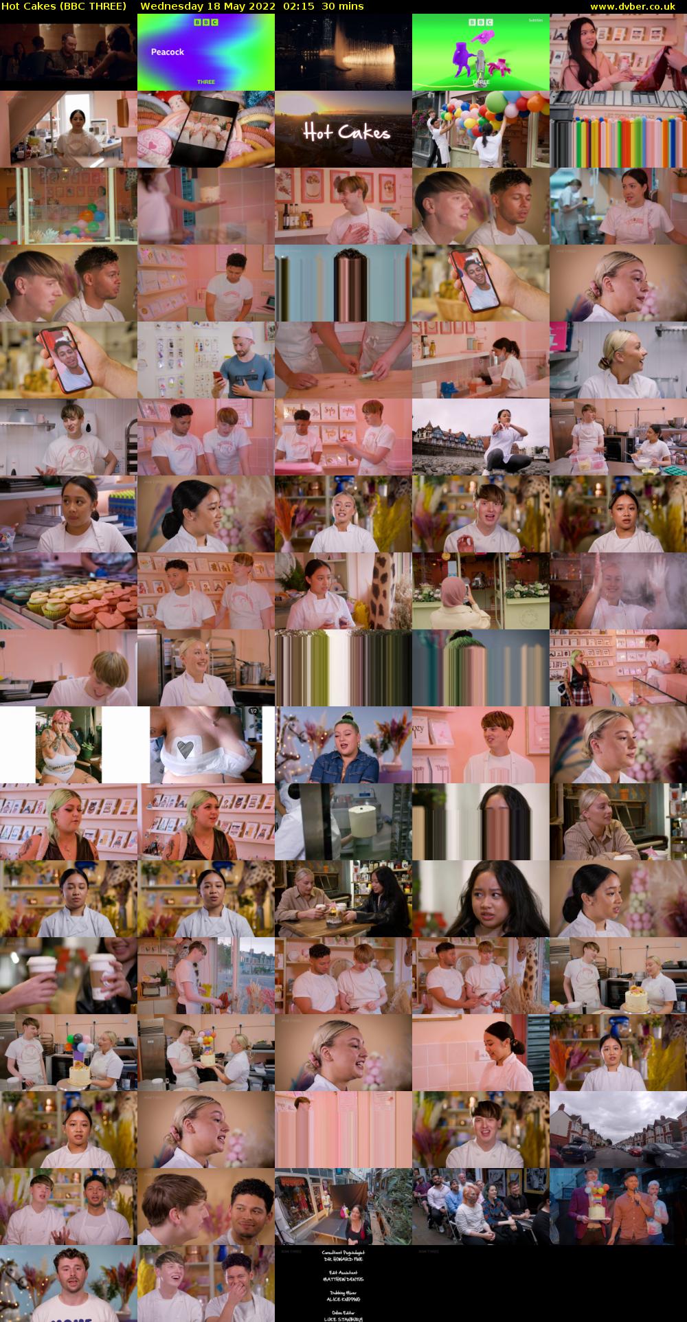 Hot Cakes (BBC THREE) Wednesday 18 May 2022 02:15 - 02:45