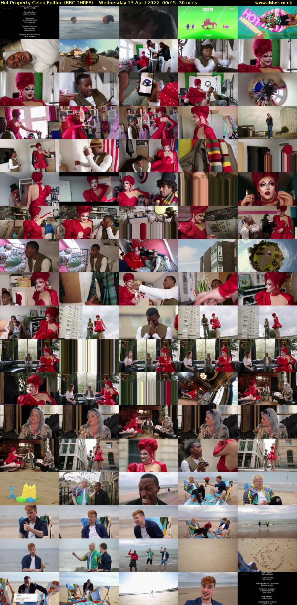 Hot Property Celeb Edition (BBC THREE) Wednesday 13 April 2022 00:45 - 01:15