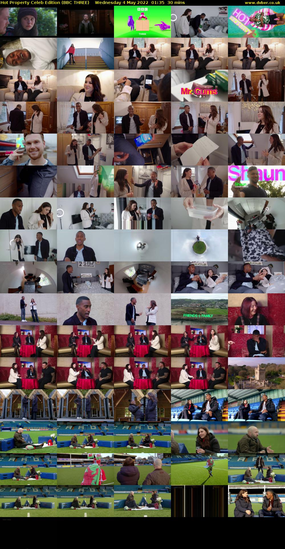 Hot Property Celeb Edition (BBC THREE) Wednesday 4 May 2022 01:35 - 02:05