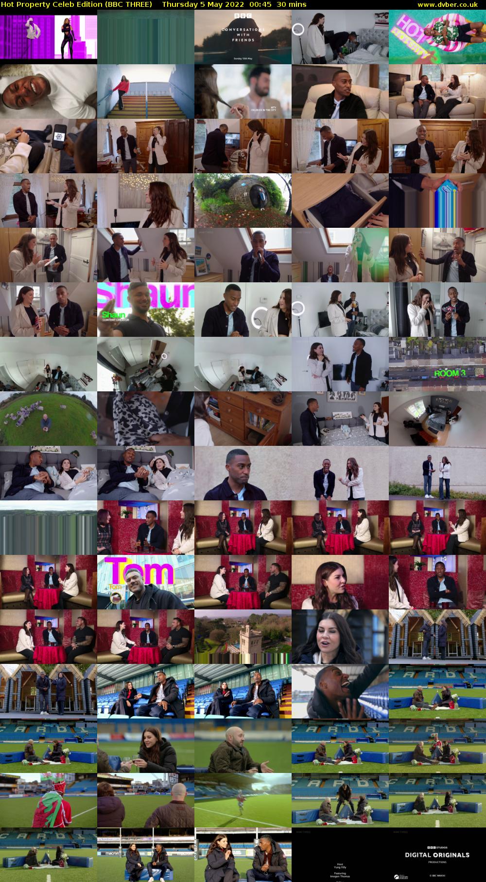 Hot Property Celeb Edition (BBC THREE) Thursday 5 May 2022 00:45 - 01:15