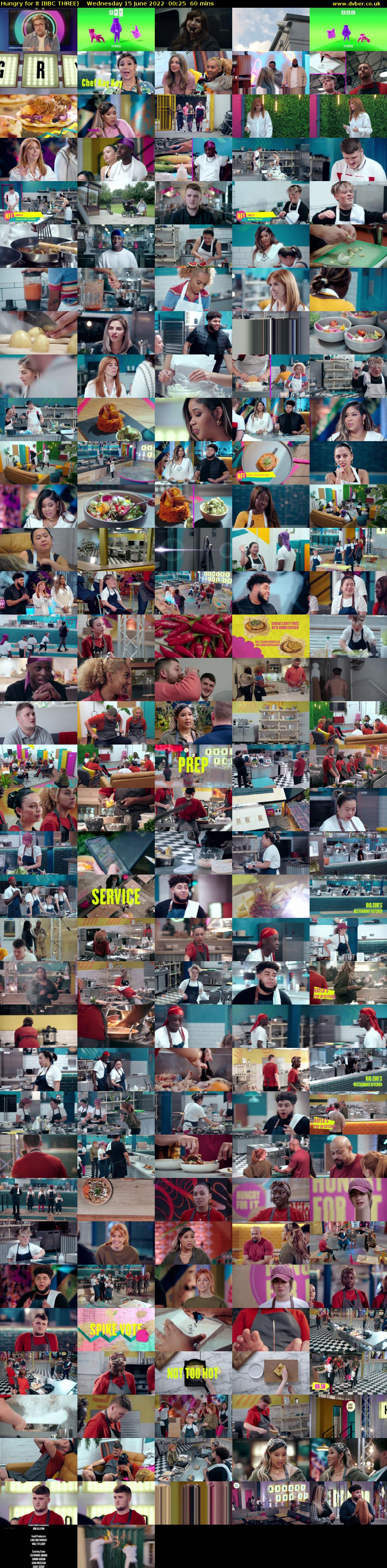 Hungry for It (BBC THREE) Wednesday 15 June 2022 00:25 - 01:25