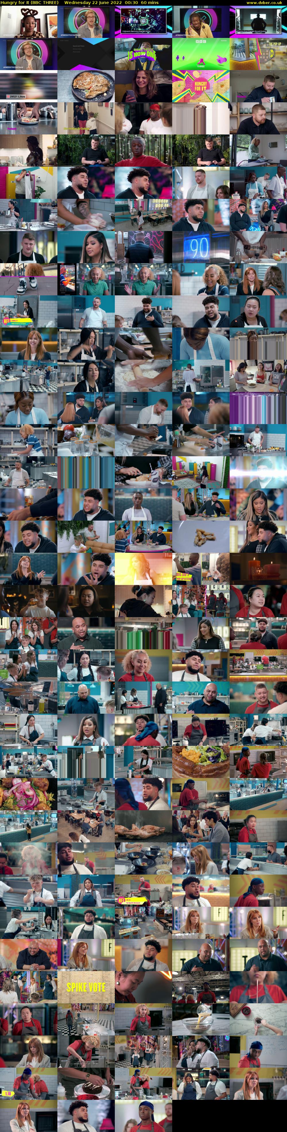 Hungry for It (BBC THREE) Wednesday 22 June 2022 00:30 - 01:30
