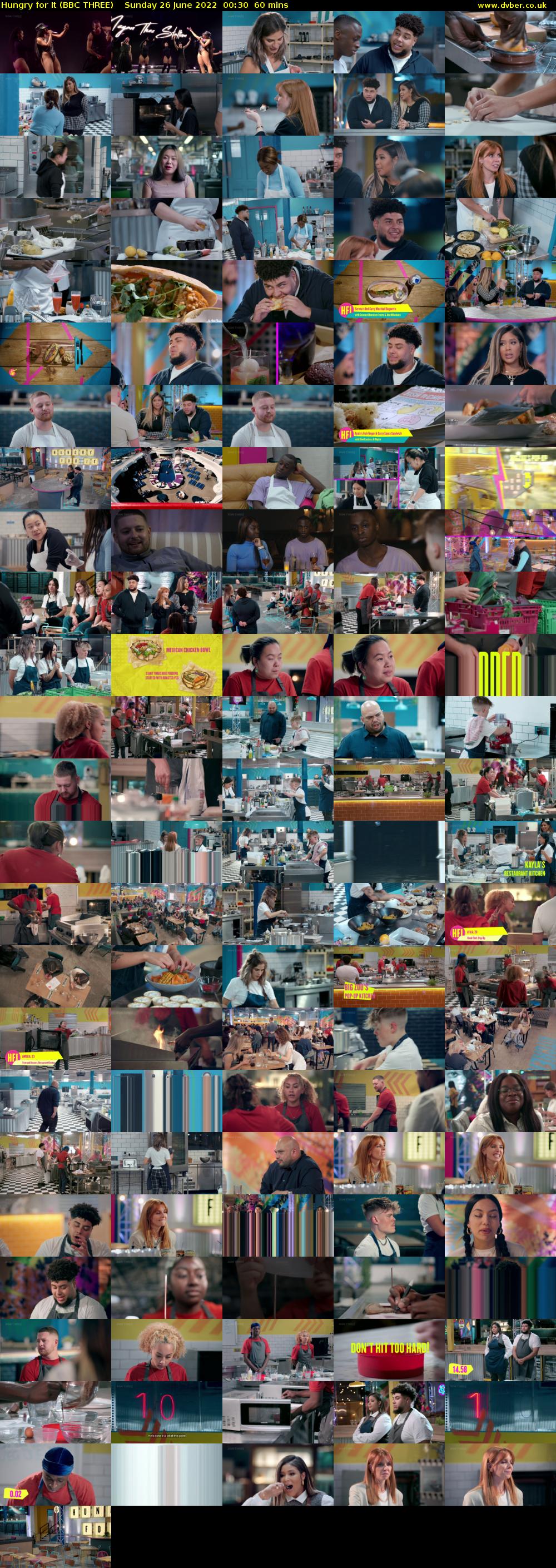 Hungry for It (BBC THREE) Sunday 26 June 2022 00:30 - 01:30