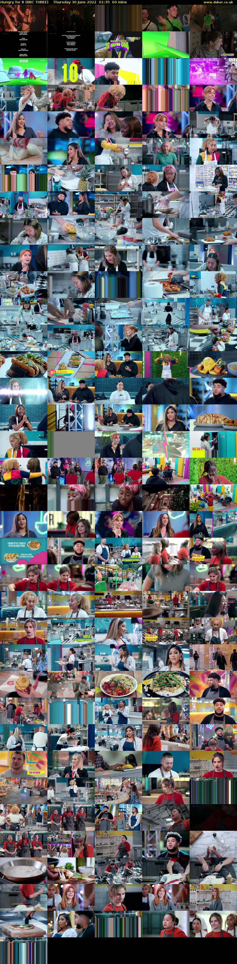 Hungry for It (BBC THREE) Thursday 30 June 2022 01:35 - 02:35