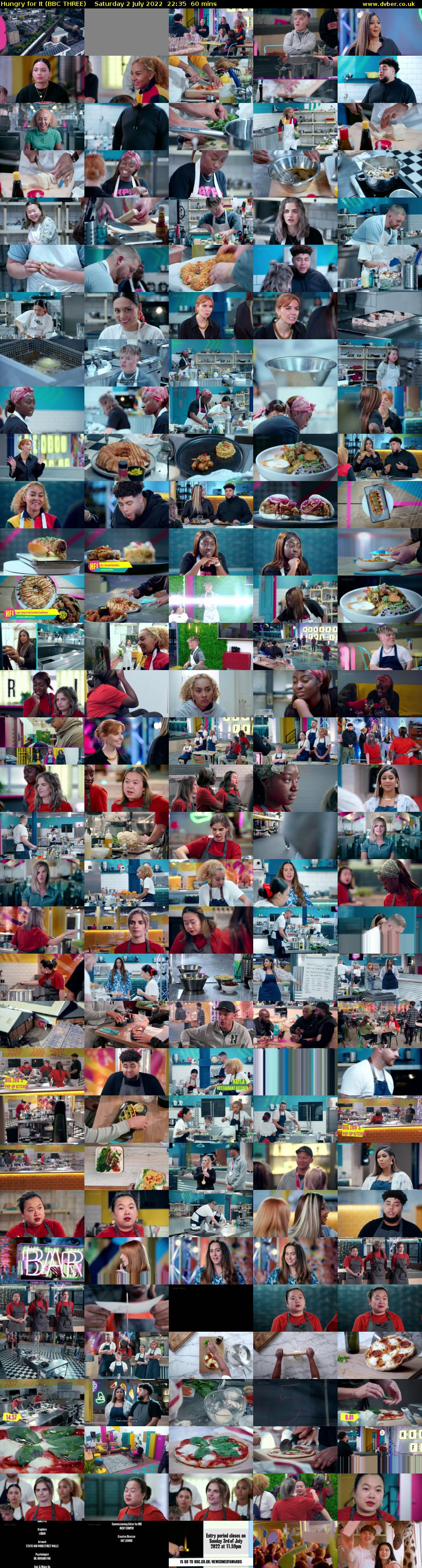 Hungry for It (BBC THREE) Saturday 2 July 2022 22:35 - 23:35