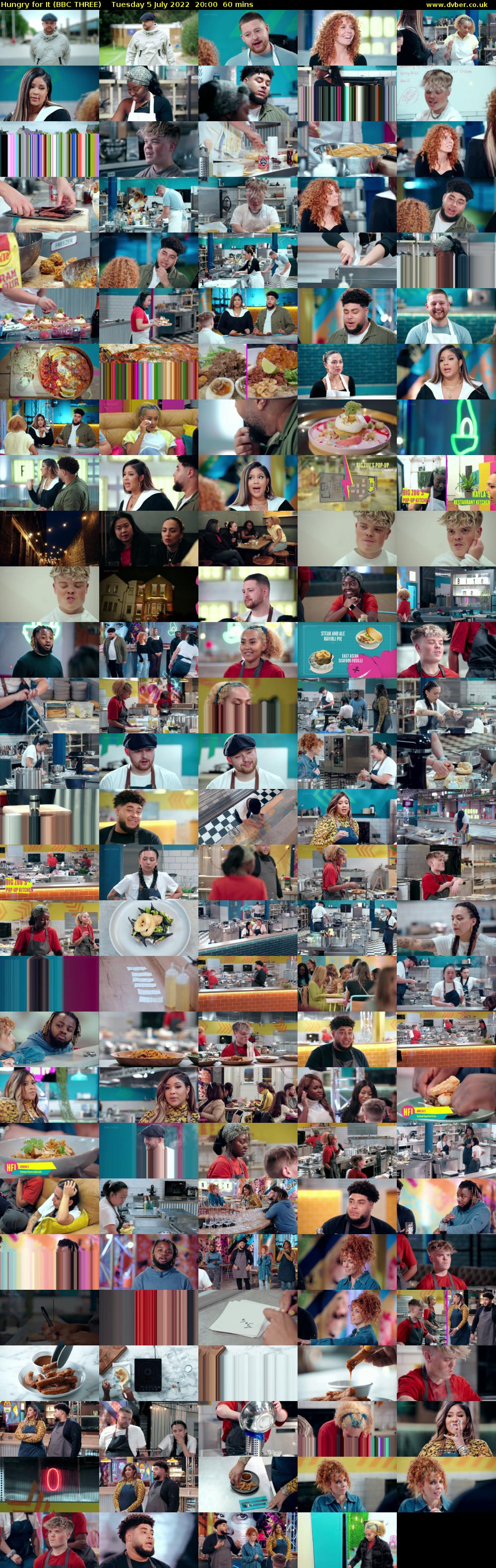 Hungry for It (BBC THREE) Tuesday 5 July 2022 20:00 - 21:00