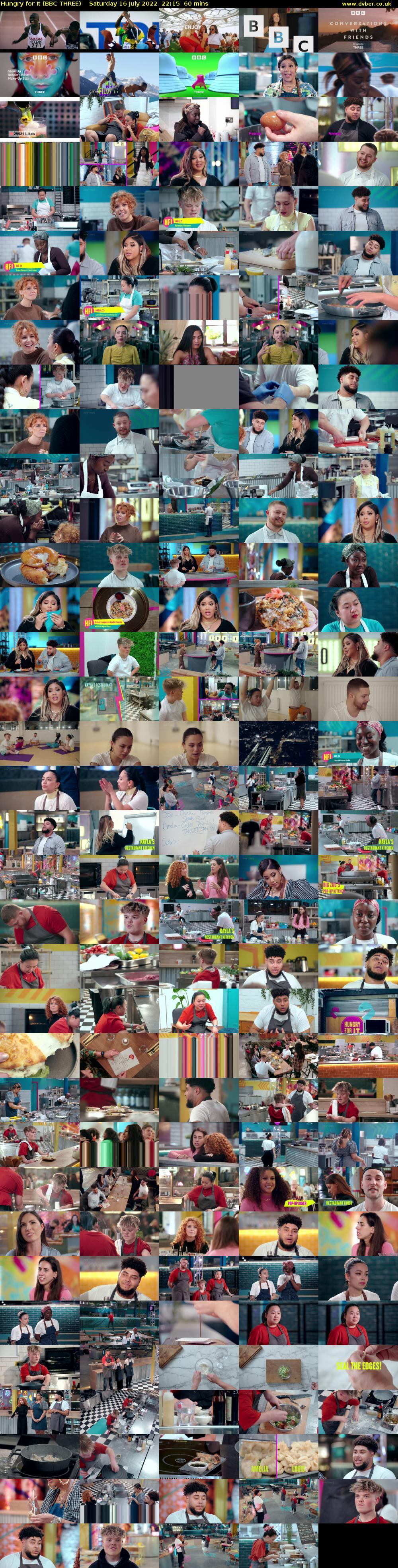 Hungry for It (BBC THREE) Saturday 16 July 2022 22:15 - 23:15