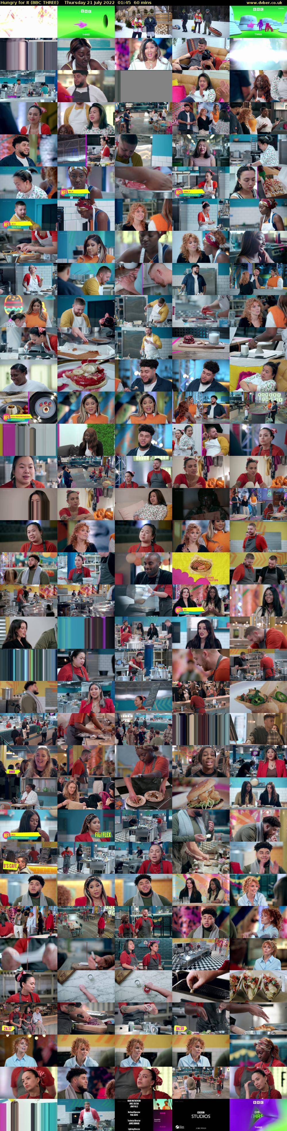Hungry for It (BBC THREE) Thursday 21 July 2022 01:45 - 02:45
