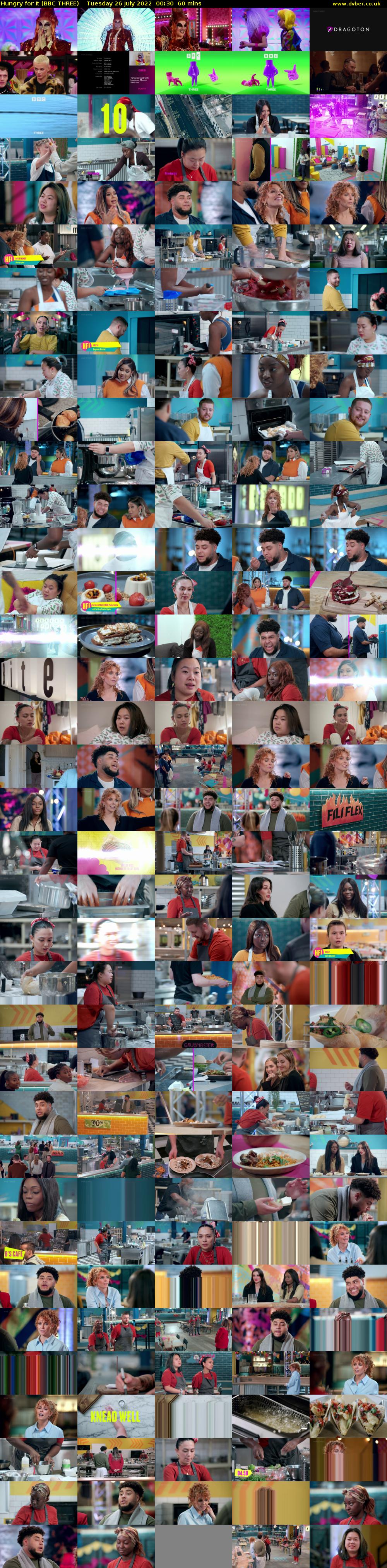Hungry for It (BBC THREE) Tuesday 26 July 2022 00:30 - 01:30
