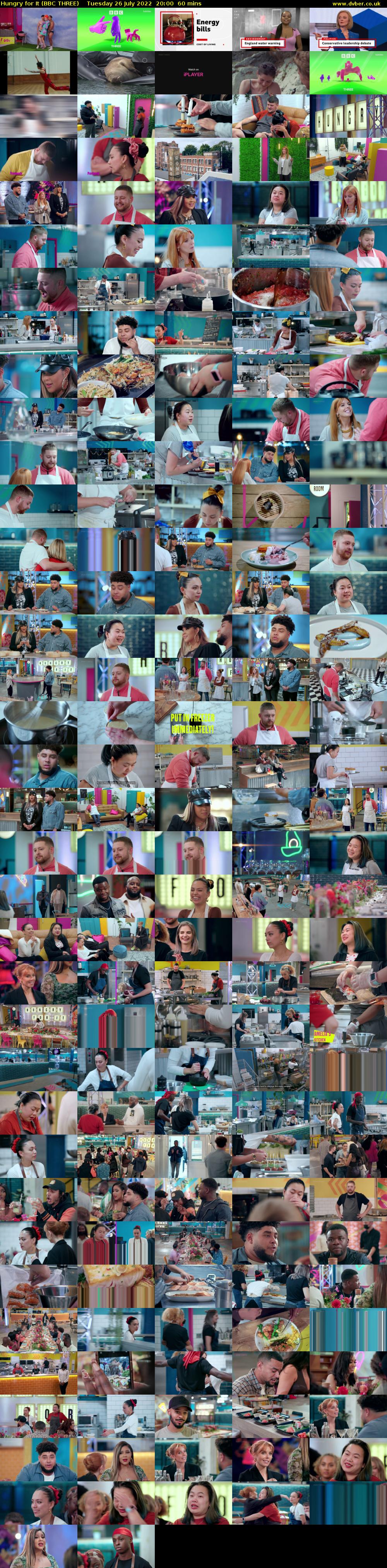 Hungry for It (BBC THREE) Tuesday 26 July 2022 20:00 - 21:00