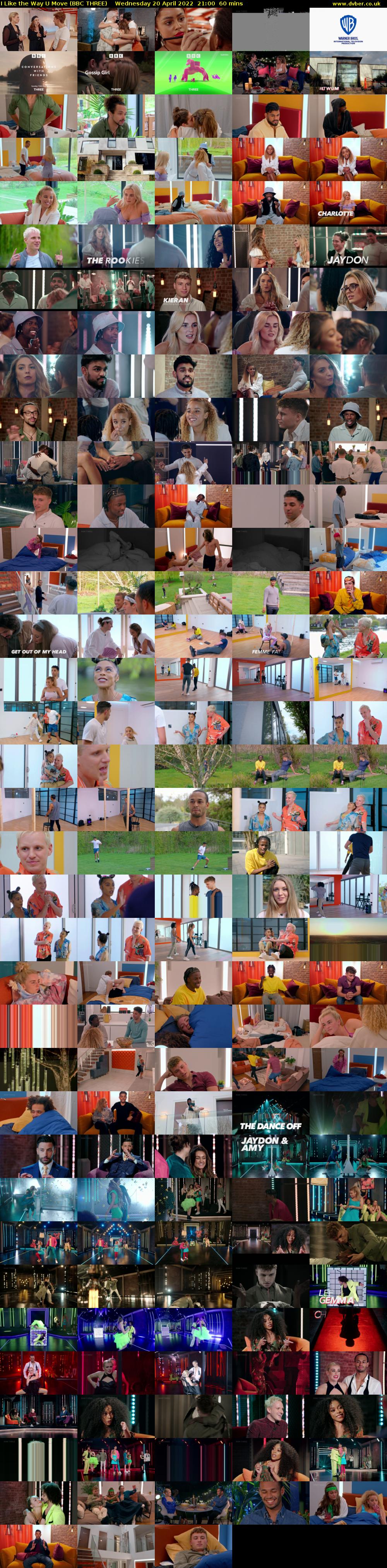 I Like the Way U Move (BBC THREE) Wednesday 20 April 2022 21:00 - 22:00