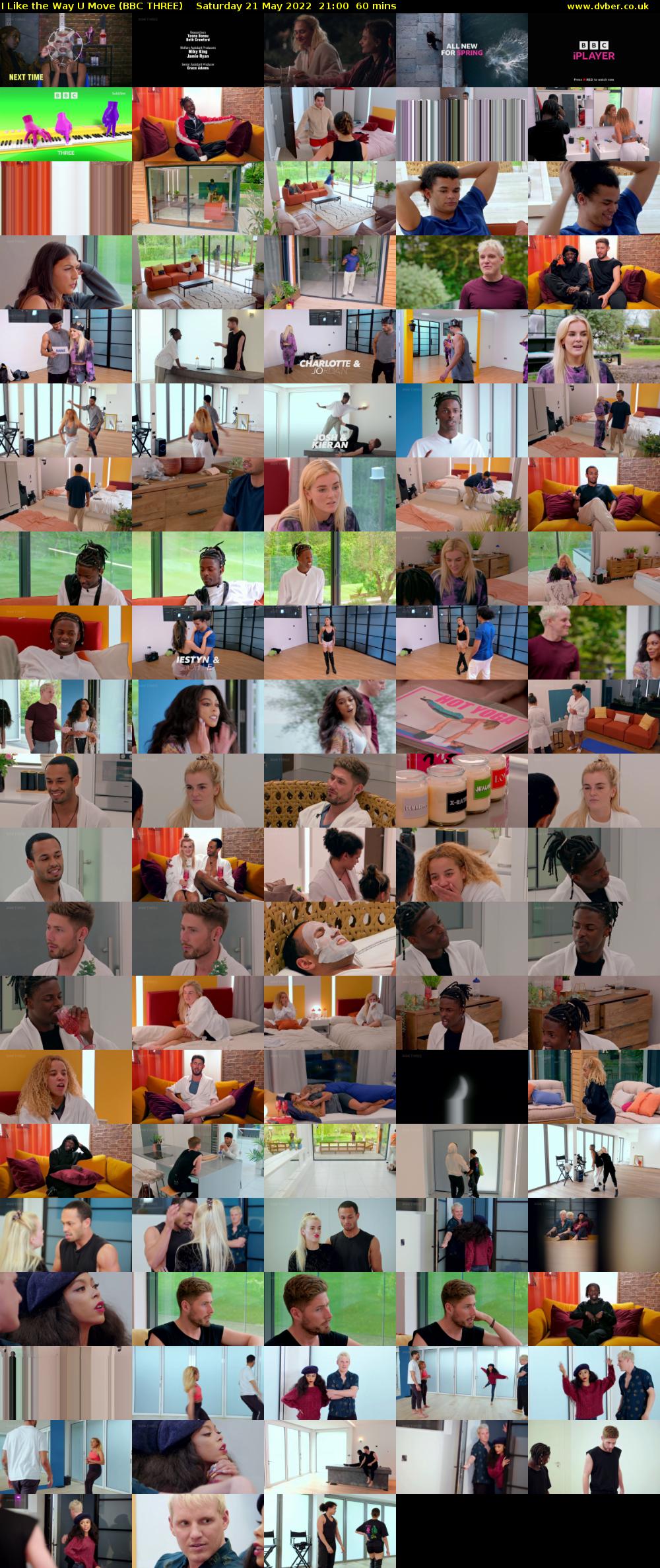 I Like the Way U Move (BBC THREE) Saturday 21 May 2022 21:00 - 22:00