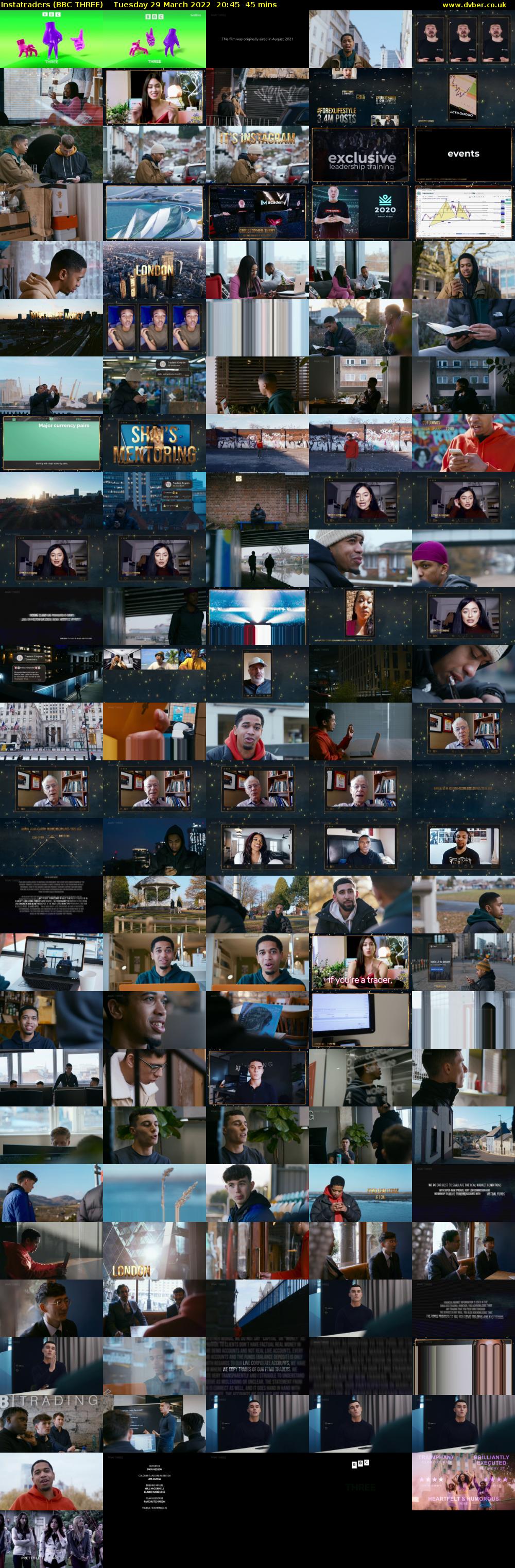 Instatraders (BBC THREE) Tuesday 29 March 2022 20:45 - 21:30