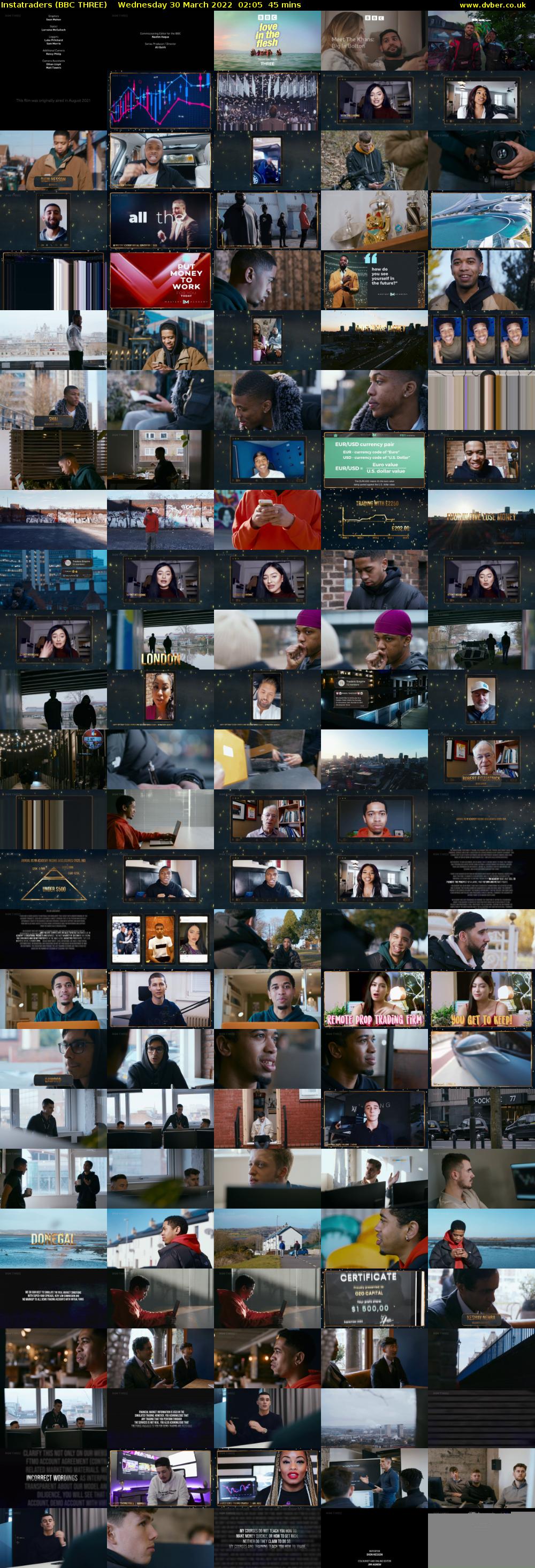 Instatraders (BBC THREE) Wednesday 30 March 2022 02:05 - 02:50