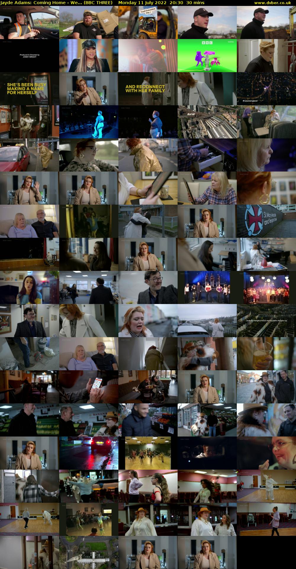 Jayde Adams: Coming Home - We... (BBC THREE) Monday 11 July 2022 20:30 - 21:00