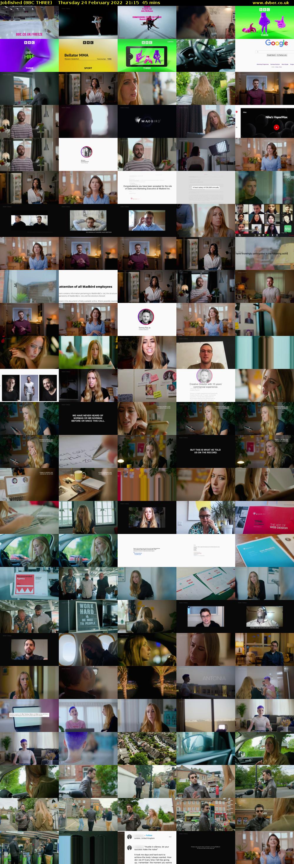 Jobfished (BBC THREE) Thursday 24 February 2022 21:15 - 22:00