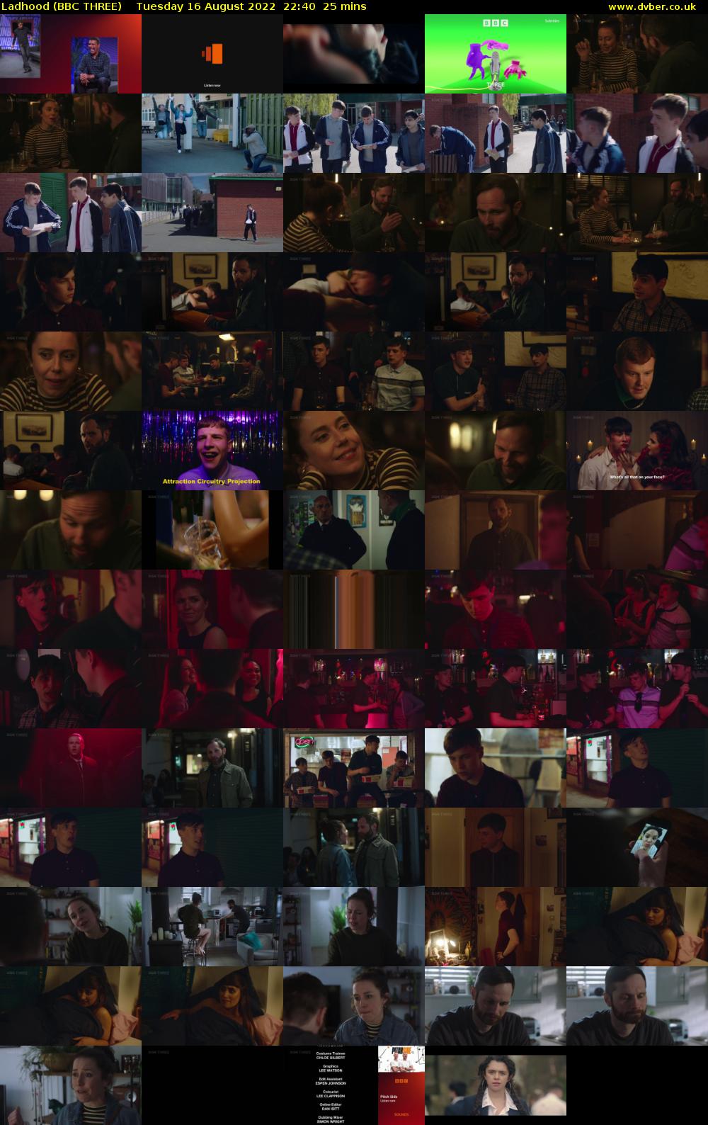 Ladhood (BBC THREE) Tuesday 16 August 2022 22:40 - 23:05