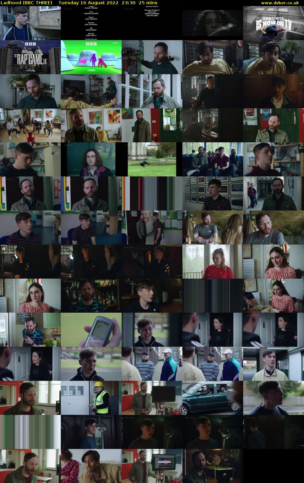 Ladhood (BBC THREE) Tuesday 16 August 2022 23:30 - 23:55