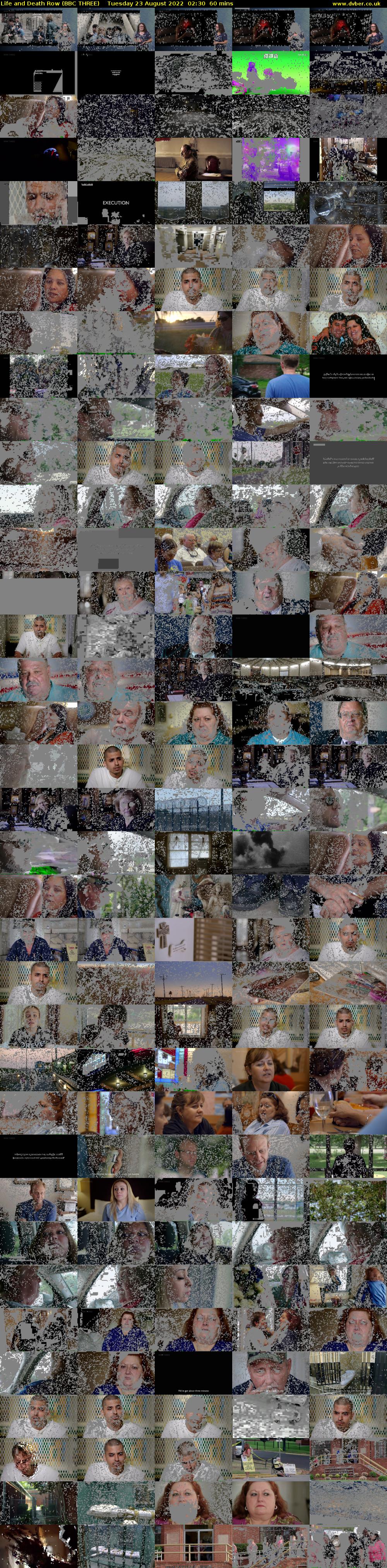 Life and Death Row (BBC THREE) Tuesday 23 August 2022 02:30 - 03:30