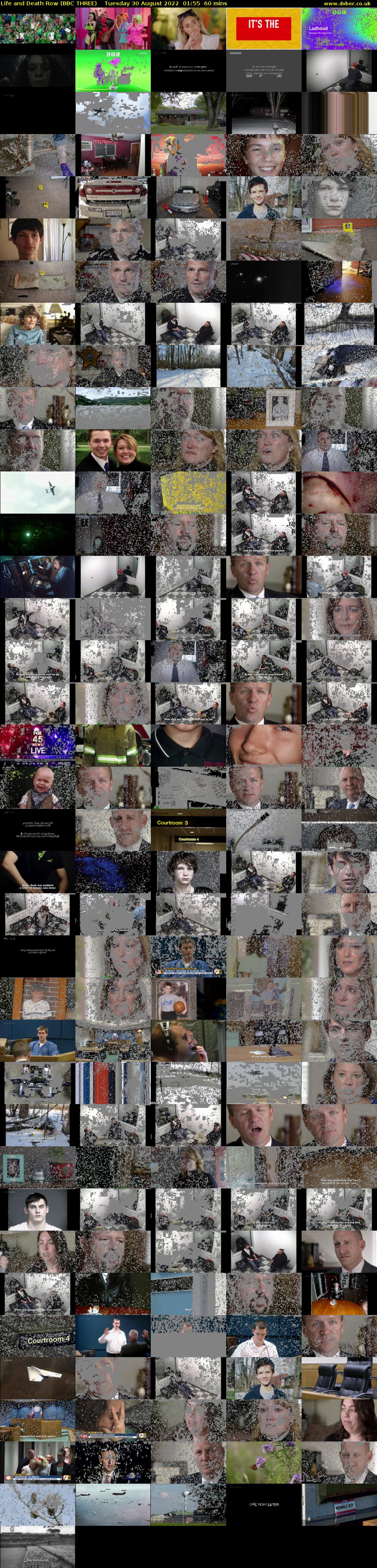 Life and Death Row (BBC THREE) Tuesday 30 August 2022 01:55 - 02:55