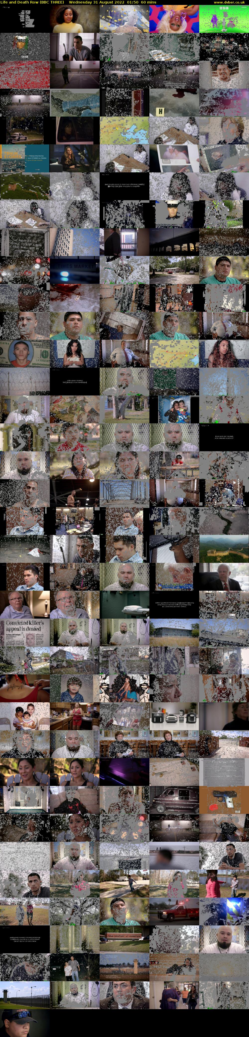 Life and Death Row (BBC THREE) Wednesday 31 August 2022 01:50 - 02:50