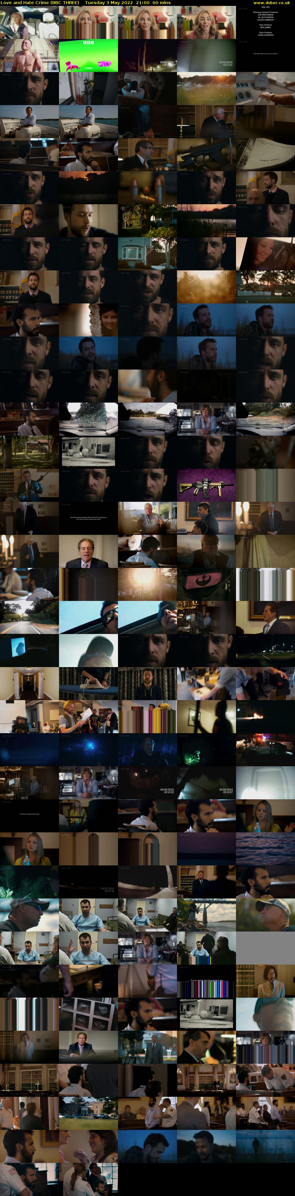 Love and Hate Crime (BBC THREE) Tuesday 3 May 2022 21:00 - 22:00