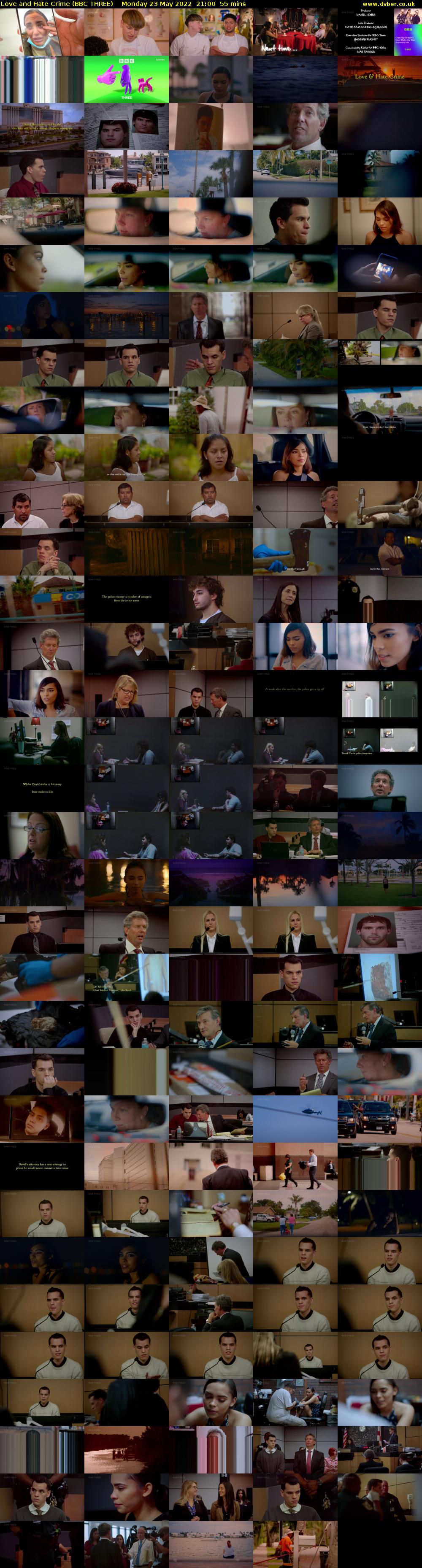 Love and Hate Crime (BBC THREE) Monday 23 May 2022 21:00 - 21:55
