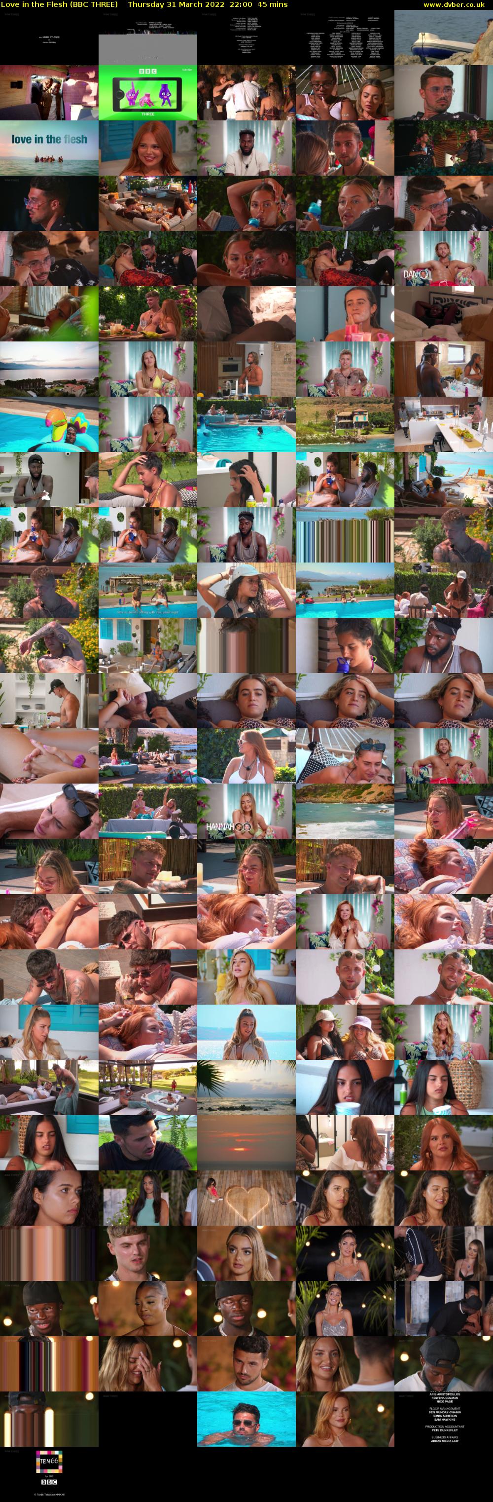 Love in the Flesh (BBC THREE) Thursday 31 March 2022 22:00 - 22:45
