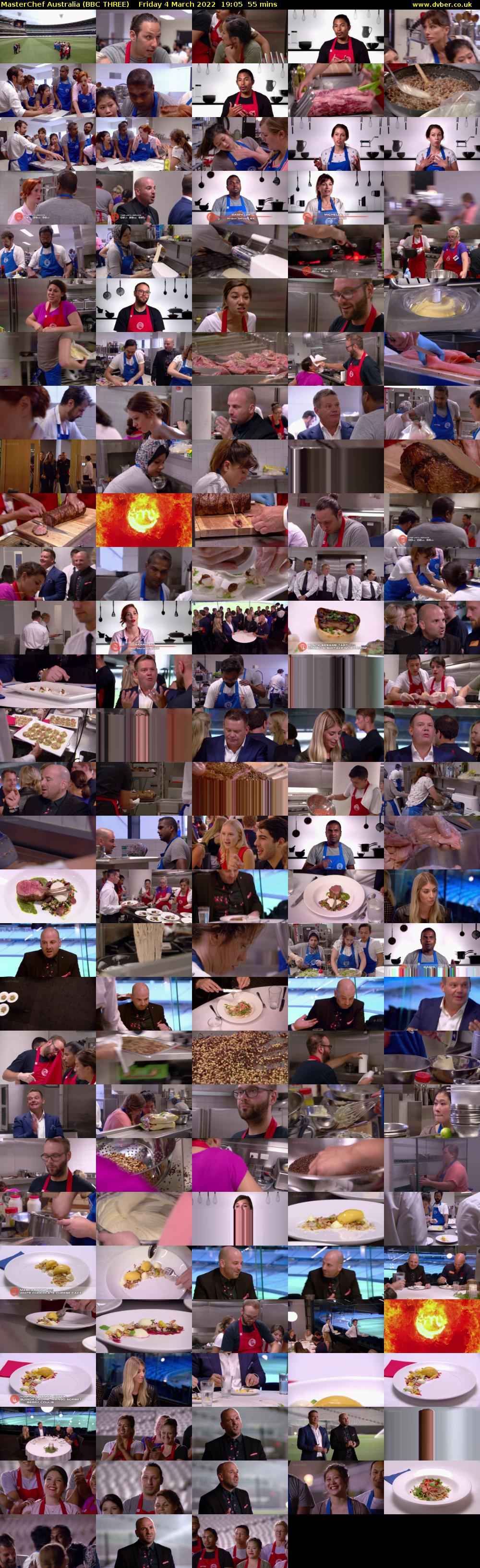 MasterChef Australia (BBC THREE) Friday 4 March 2022 19:05 - 20:00