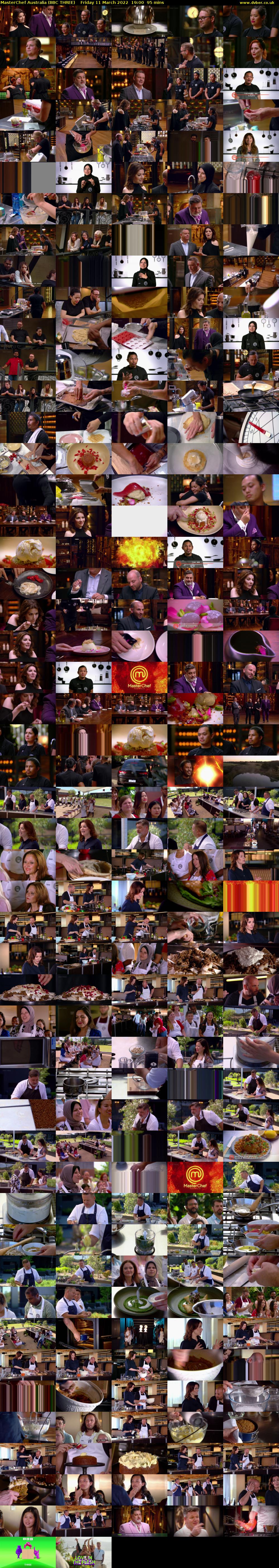 MasterChef Australia (BBC THREE) Friday 11 March 2022 19:00 - 20:35