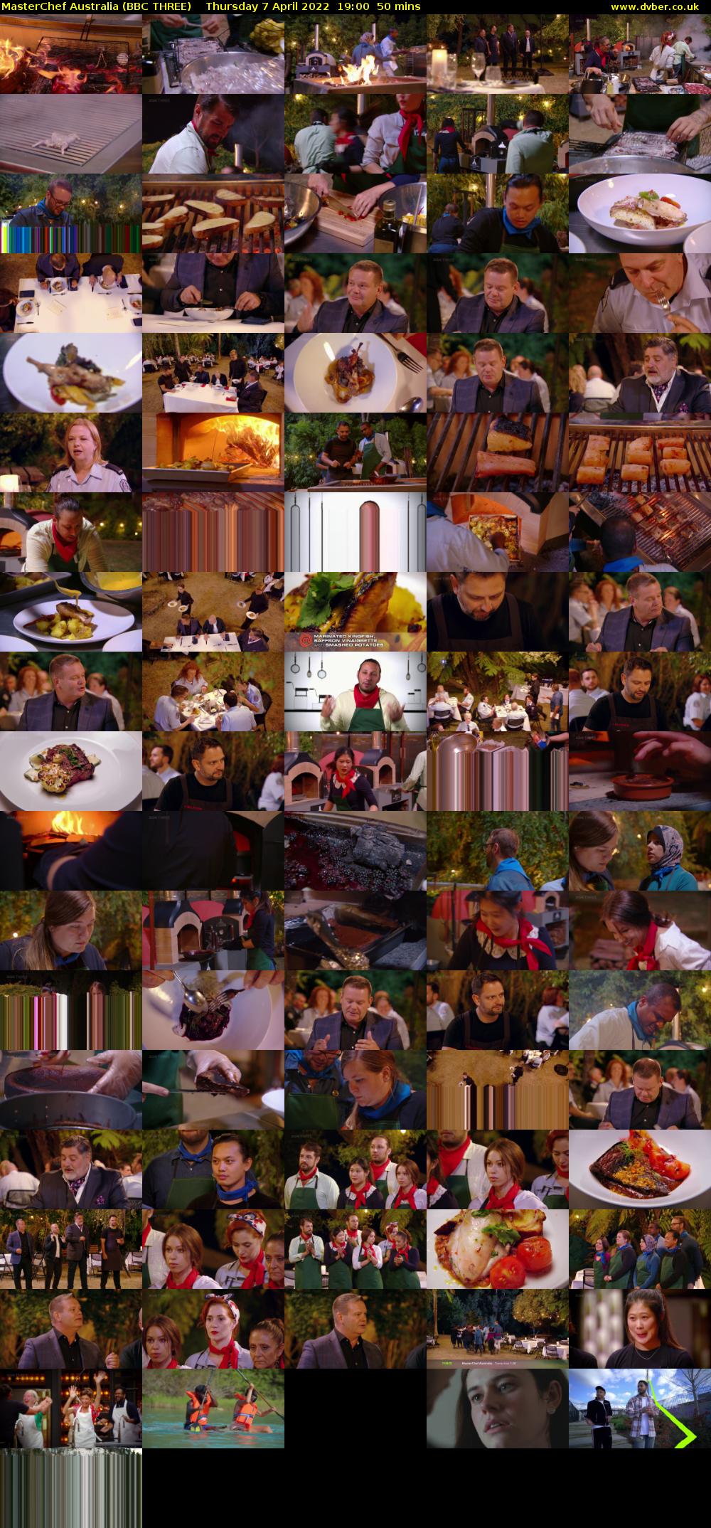 MasterChef Australia (BBC THREE) Thursday 7 April 2022 19:00 - 19:50