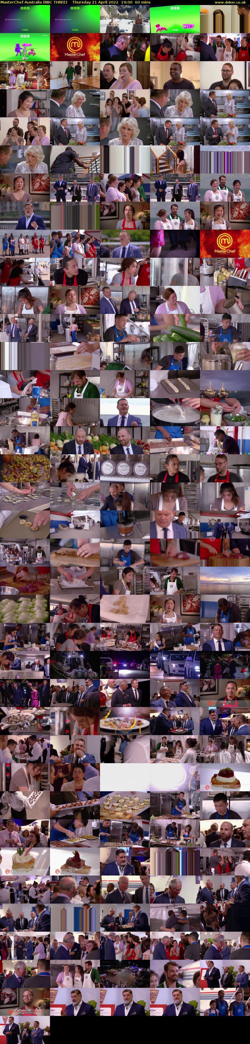 MasterChef Australia (BBC THREE) Thursday 21 April 2022 19:00 - 20:00