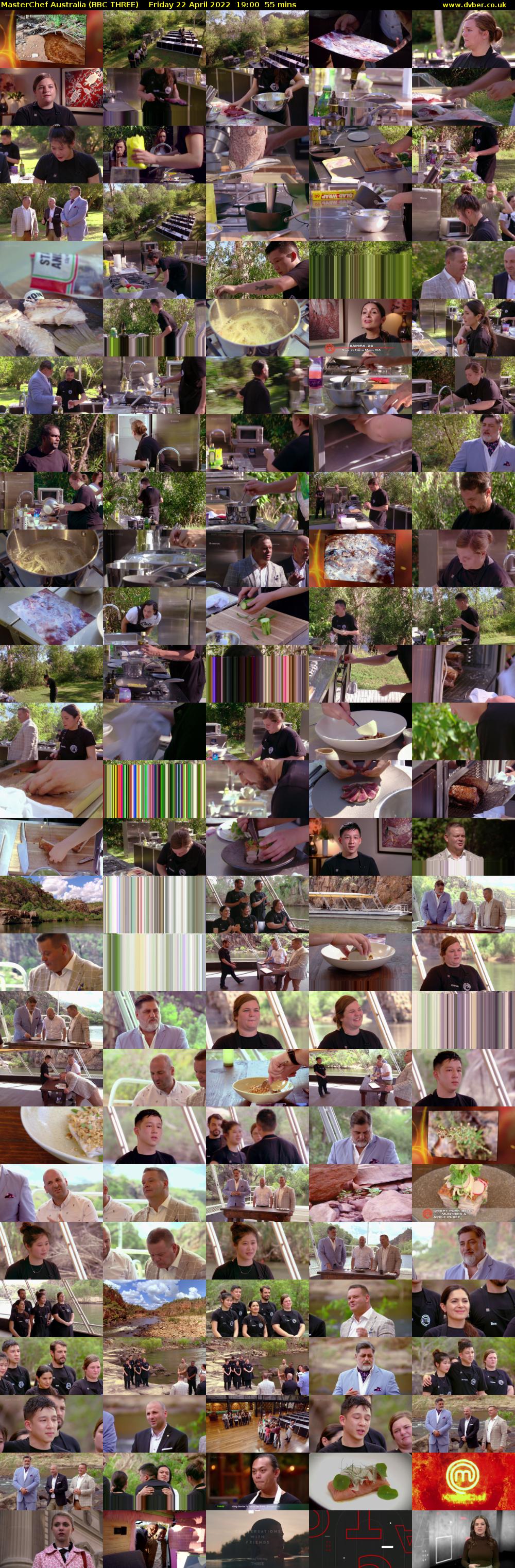 MasterChef Australia (BBC THREE) Friday 22 April 2022 19:00 - 19:55