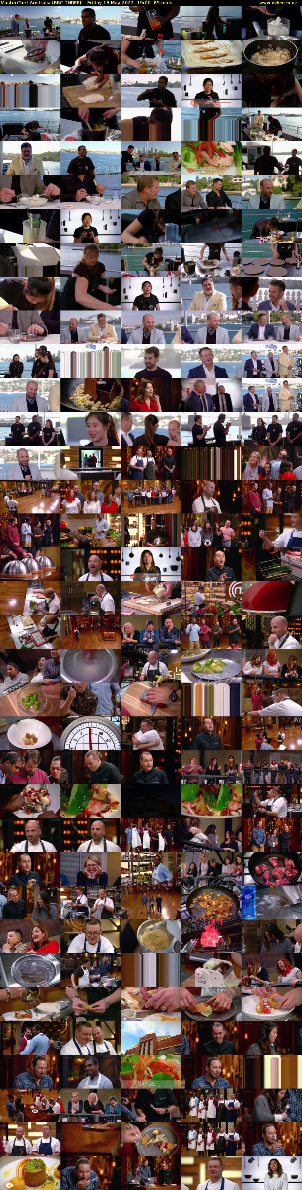 MasterChef Australia (BBC THREE) Friday 13 May 2022 19:00 - 20:25