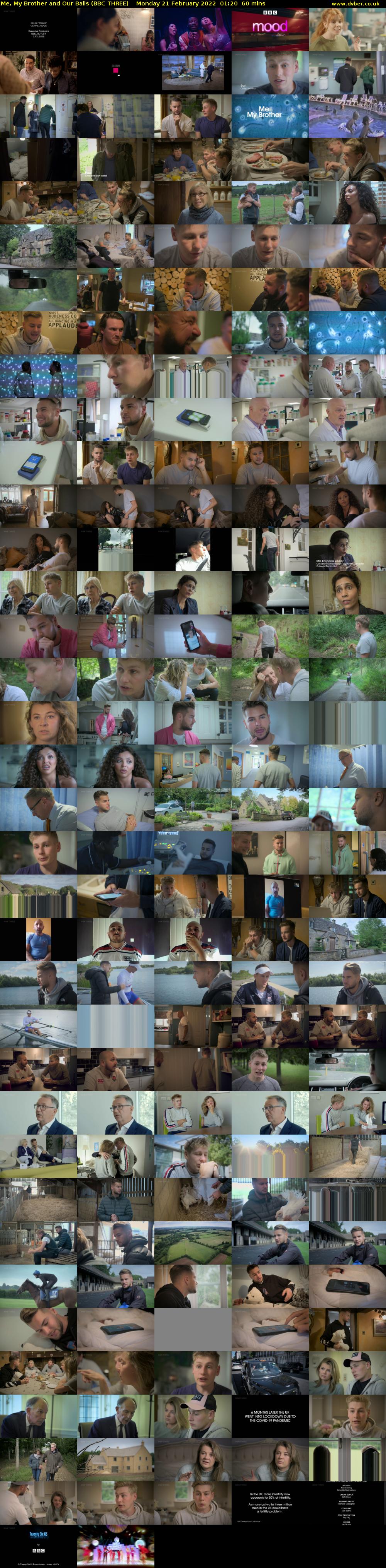 Me, My Brother and Our Balls (BBC THREE) Monday 21 February 2022 01:20 - 02:20