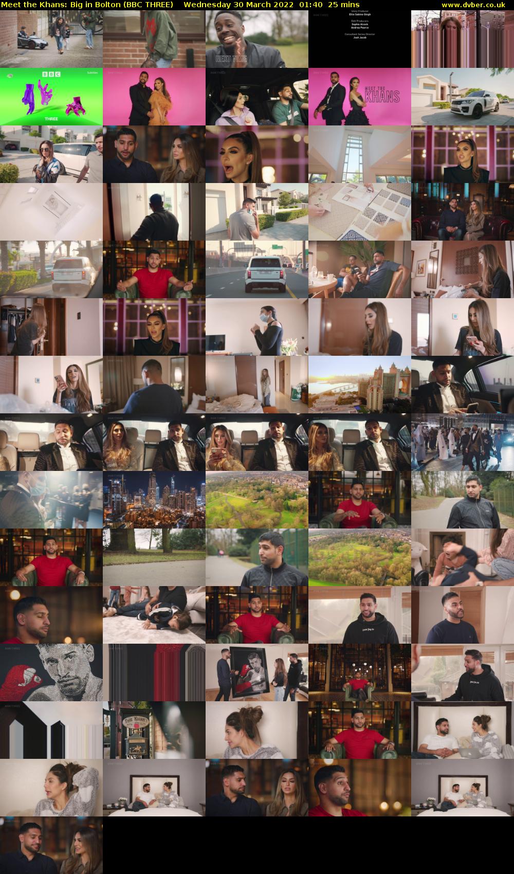 Meet the Khans: Big in Bolton (BBC THREE) Wednesday 30 March 2022 01:40 - 02:05
