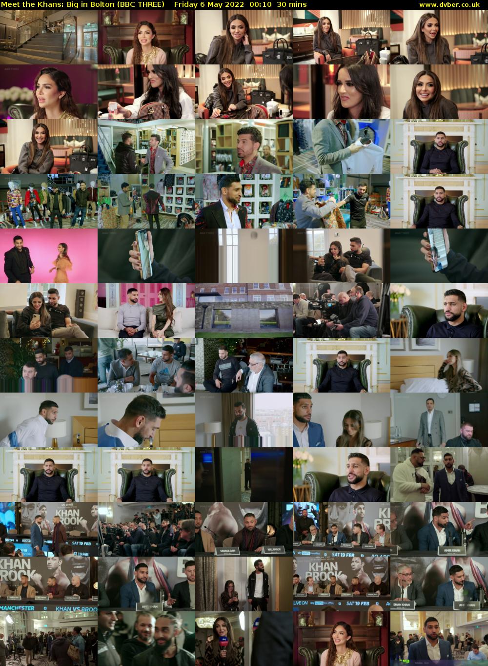 Meet the Khans: Big in Bolton (BBC THREE) Friday 6 May 2022 00:10 - 00:40