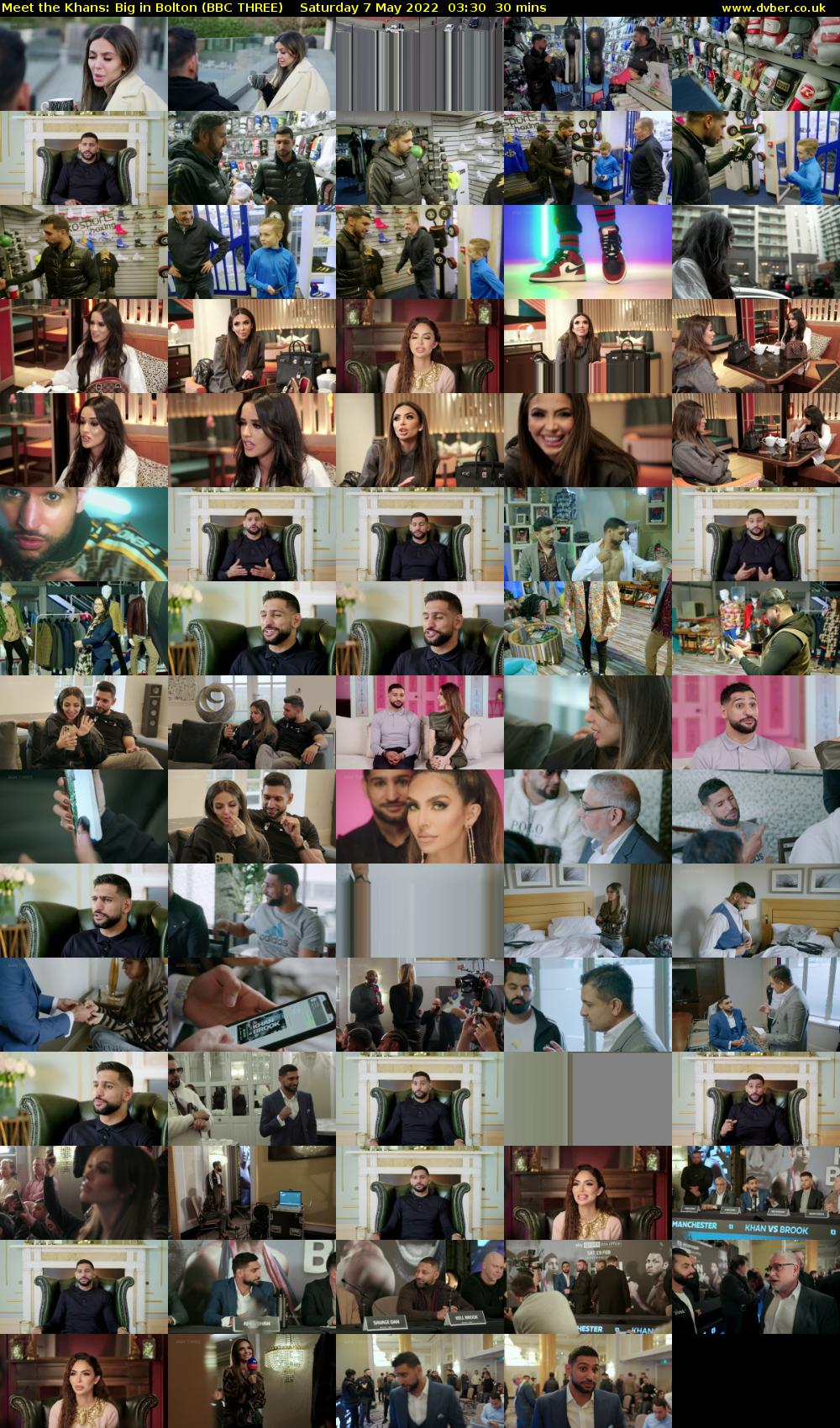 Meet the Khans: Big in Bolton (BBC THREE) Saturday 7 May 2022 03:30 - 04:00