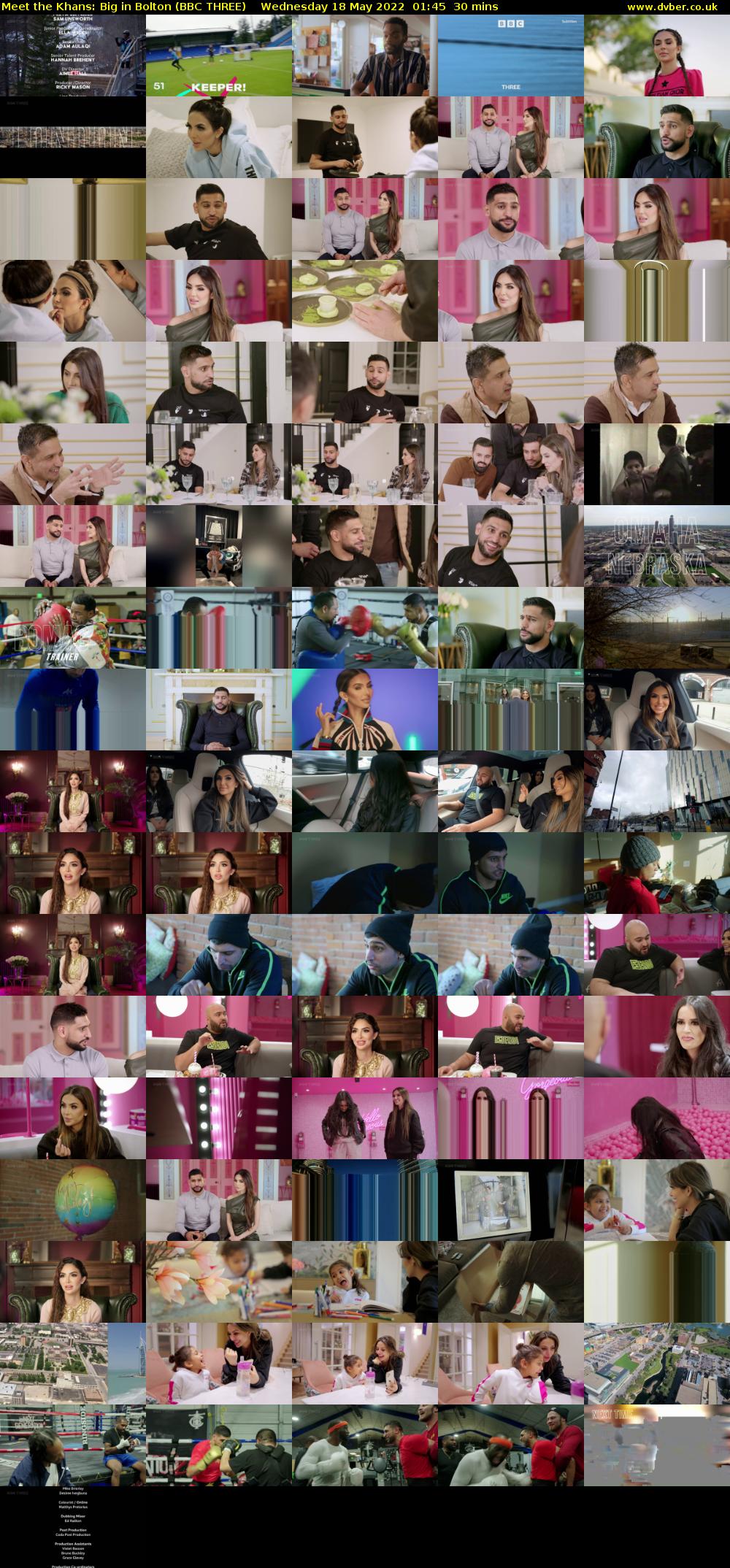 Meet the Khans: Big in Bolton (BBC THREE) Wednesday 18 May 2022 01:45 - 02:15