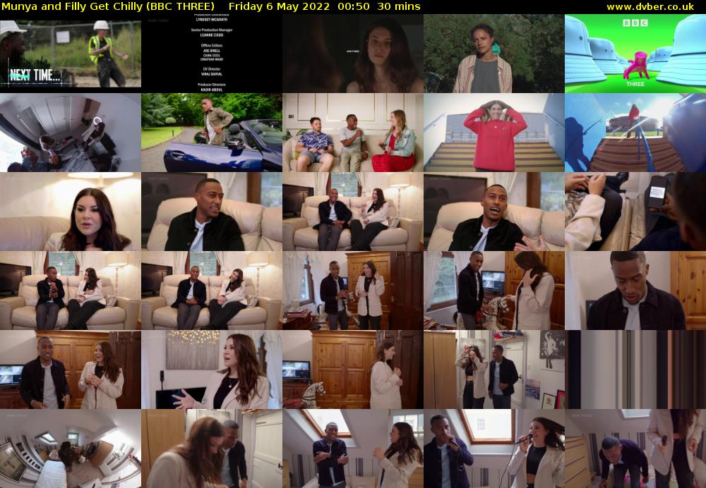 Munya and Filly Get Chilly (BBC THREE) Friday 6 May 2022 00:50 - 01:20
