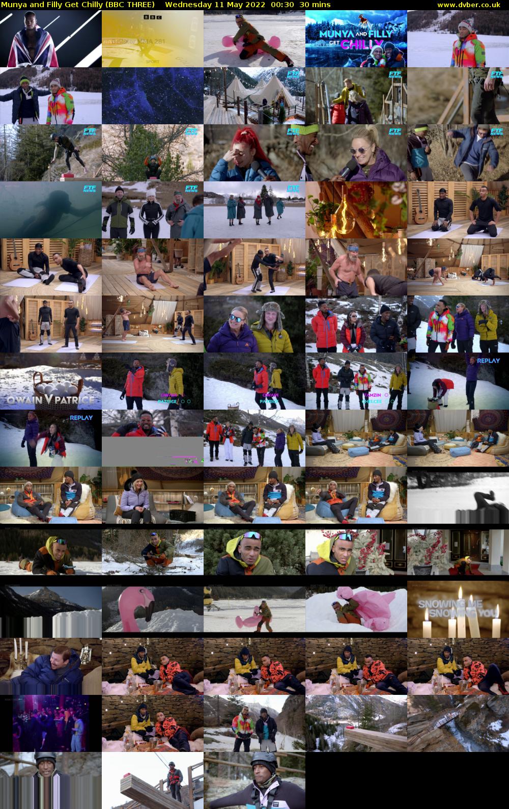 Munya and Filly Get Chilly (BBC THREE) Wednesday 11 May 2022 00:30 - 01:00