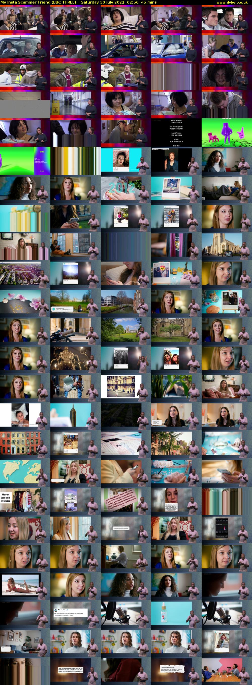 My Insta Scammer Friend (BBC THREE) Saturday 30 July 2022 02:50 - 03:35