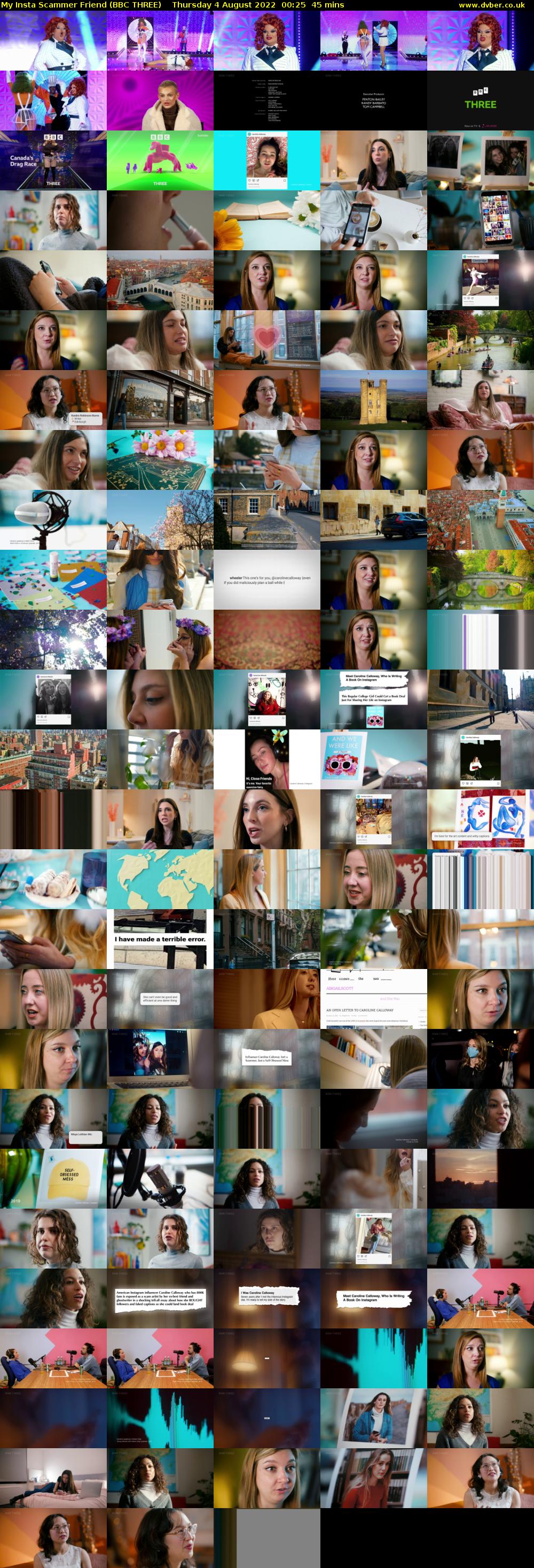 My Insta Scammer Friend (BBC THREE) Thursday 4 August 2022 00:25 - 01:10